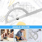 🔥Hot Sale ✅Multi-function 2-in-1 Ruler Protractor