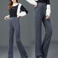 🍂 New Fall/Winter🍂 Women’s High-Waisted Velvet Straight Pants | Stylish Fleece-Lined Wide-Leg Trousers