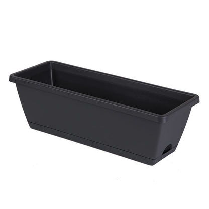 🌼Hot Sale🌼Rectangular Lazy Plastic Flower Pot, Suitable For Home Balcony