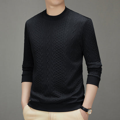 Men's Cable Knit Pullover Sweater