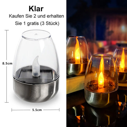🥳2026 HOT SALE🥳💞50K+ SOLD!💥🕯️Solar Flickering Tea Lights – Realistic flame effect, dusk-to-dawn auto on. IP65 waterproof, lasts 6-8 hours. No wires, no fuss. Perfect for garden evenings. ✅🌙
