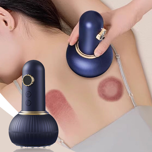 Electric Cupping Therapy Massager & Meridian Brush Set