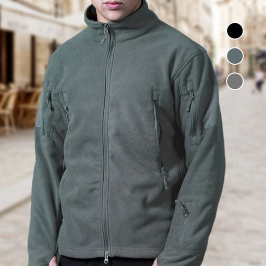 Men's Warm Thickened Plush Tactical Jacket