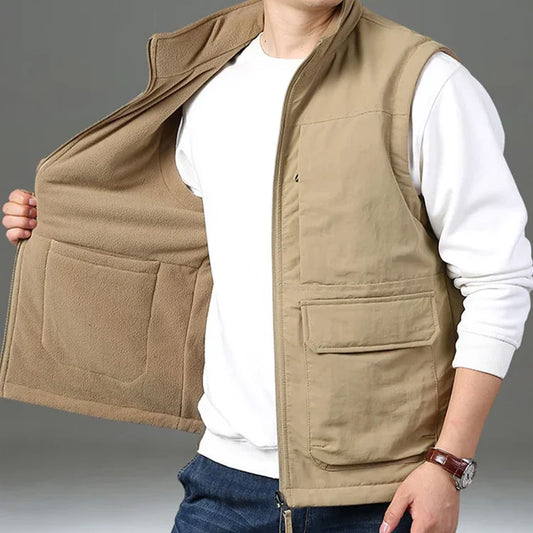 Men's Fleece Reversible Vest