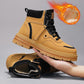 🎅Christmas Pre-sale🎁Men's Plush Lace-Up High Top Boots