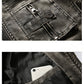 🎅Christmas Pre-sale🎁Men's PU Leather Warm Jacket with Pockets