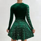 🎅Christmas 50% off sale💥Women’s Sequin A-Line Mini Dress
