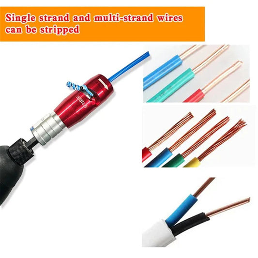 🔥Hot Sale 💪Efficient Wire Stripping & Twisting Tool Set