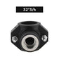 Plastic Saddle Clamp for PE, HDPE & PVC Pipes(3PCS)