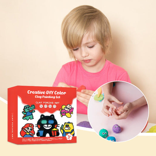 Creative DIY Color Clay Painting Set