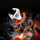 Multifunctional Wide Jaw Ratchet Adjustable Wrench
