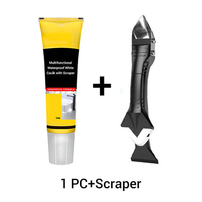 Multifunctional Waterproof White Caulk with Scraper