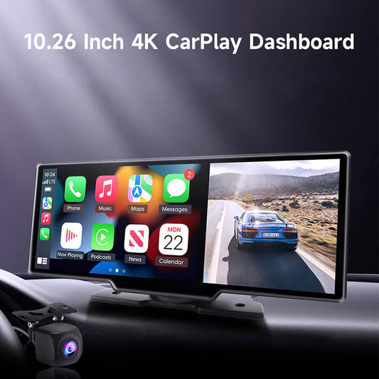 Wireless Voice Control Touch Screen Dashboard Carplay