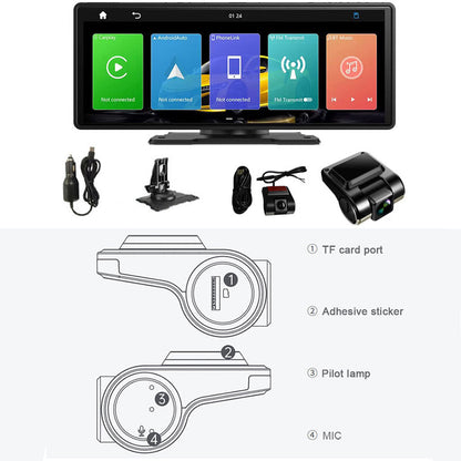 Wireless Voice Control Touch Screen Dashboard Carplay