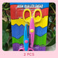 Kids Safety Art Scissors Set for Crafts & Scrapbooking
