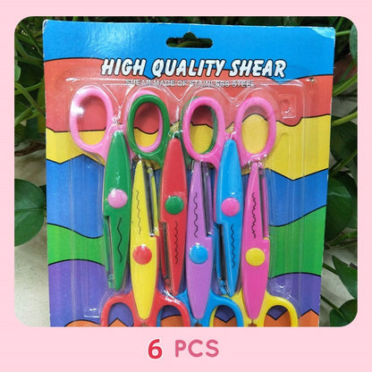 Kids Safety Art Scissors Set for Crafts & Scrapbooking