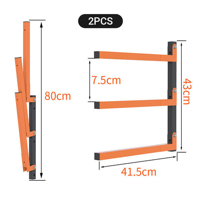 Wall Mounted Steel Storage Rack