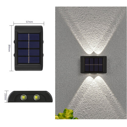 Solar Powered Up & Down Wall Light