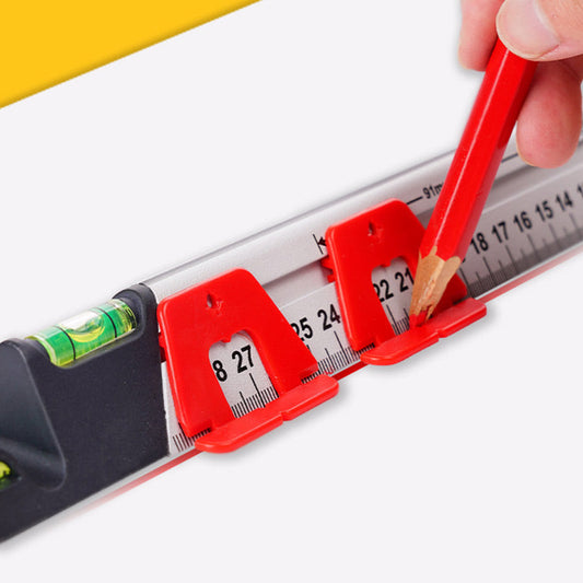 Multi-Function Triangular Level and Straight Edge Ruler