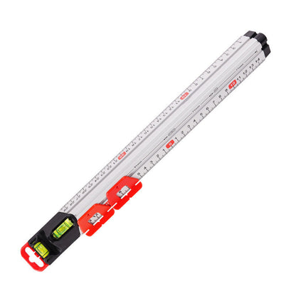 Multi-Function Triangular Level and Straight Edge Ruler