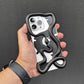 3D Ouroboros Snake Design Phone Case for iPhone 16-12 Series