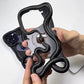 3D Ouroboros Snake Design Phone Case for iPhone 16-12 Series