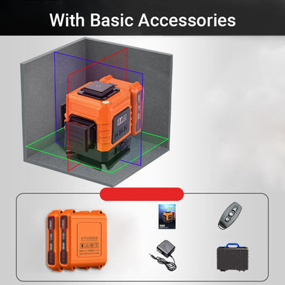12-Line Self-Leveling Laser Level with Remote Control
