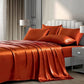 ✨🛏️ 50% OFF Limited Time! Solid Color Satin Bedding Set | Silky Soft Bed Sheet, Duvet Cover & Pillowcases for a Luxurious Bedroom