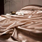 ✨🛏️ 50% OFF Limited Time! Solid Color Satin Bedding Set | Silky Soft Bed Sheet, Duvet Cover & Pillowcases for a Luxurious Bedroom