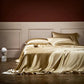 ✨🛏️ 50% OFF Limited Time! Solid Color Satin Bedding Set | Silky Soft Bed Sheet, Duvet Cover & Pillowcases for a Luxurious Bedroom