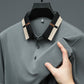 ✨LAST DAY SALE 50% OFF✨Men's Stretch Ice Silk Short Sleeve Lapel T-shirt