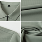 💯Spring Specials🎉Men's Casual Wrinkle Resistant Zipper Lapel Short Sleeve Shirt