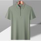 💯Spring Specials🎉Men's Casual Wrinkle Resistant Zipper Lapel Short Sleeve Shirt
