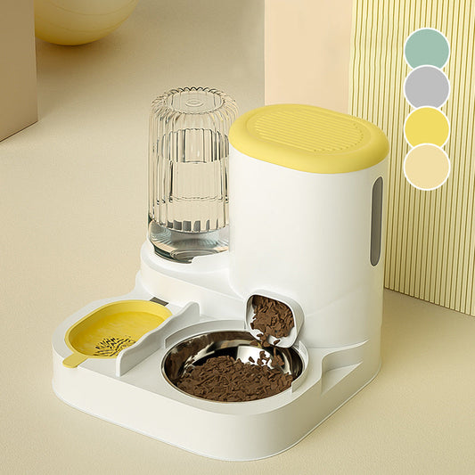 Gravity Pet Feeder and Water Dispenser Set