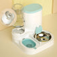 Gravity Pet Feeder and Water Dispenser Set