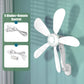 Powerful Lightweight Wall-Mounted Fan for Home Use