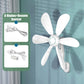 Powerful Lightweight Wall-Mounted Fan for Home Use