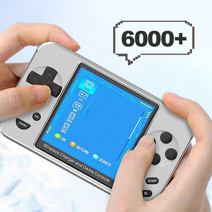 2-in-1 Magnetic Power Bank & HD Handheld Game Console