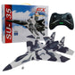 Fixed-wing remotely piloted fighter aircraft