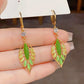 Exquisite Vintage Leaf-Shaped Earrings