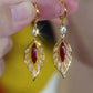 Exquisite Vintage Leaf-Shaped Earrings
