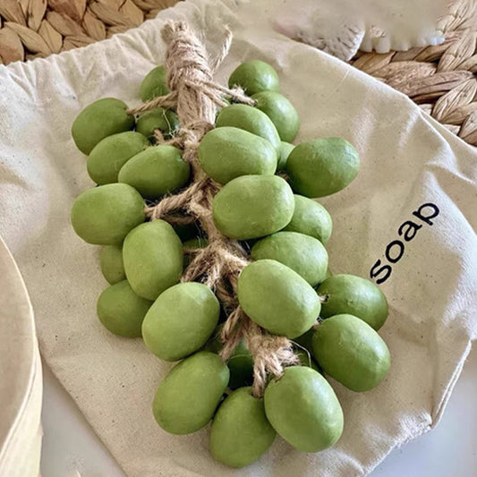 Handmade Simulated Green Grape Scented Soap with Gift Box - Cleansing, Moisturizing & Skin Care