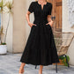 💥Final 3-hour Preferential Deal 💥Women’s Elegant V Neck Eyelet Flowy Dress