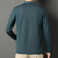 Men's Business Casual Long Sleeve Lapel T-shirt