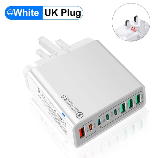 ⚡ Limited Time 50% Off - 8 USB Charger Ports