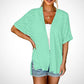 🧥 LIMITED-TIME 50% OFF! ✨ 2026 Stylish Flowy Short Sleeve Cardigan – Lightweight, Breezy, Versatile Layering Piece 🌸