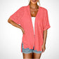 🧥 LIMITED-TIME 50% OFF! ✨ 2026 Stylish Flowy Short Sleeve Cardigan – Lightweight, Breezy, Versatile Layering Piece 🌸