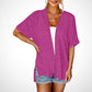 🧥 LIMITED-TIME 50% OFF! ✨ 2026 Stylish Flowy Short Sleeve Cardigan – Lightweight, Breezy, Versatile Layering Piece 🌸