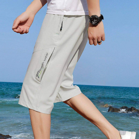 Men's Beach Quick-Dry 3/4 Length Pants