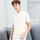 Men’s Business Casual Iron-Free Short Sleeve Lapel T-Shirt